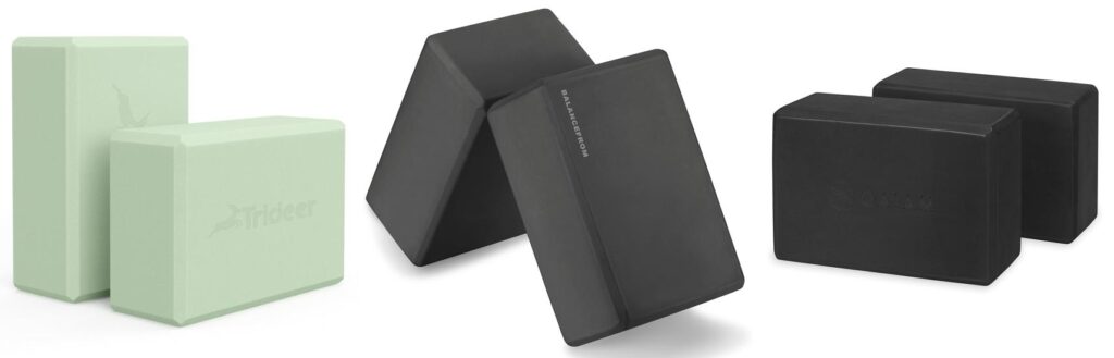 Best Foam Yoga Blocks combined image