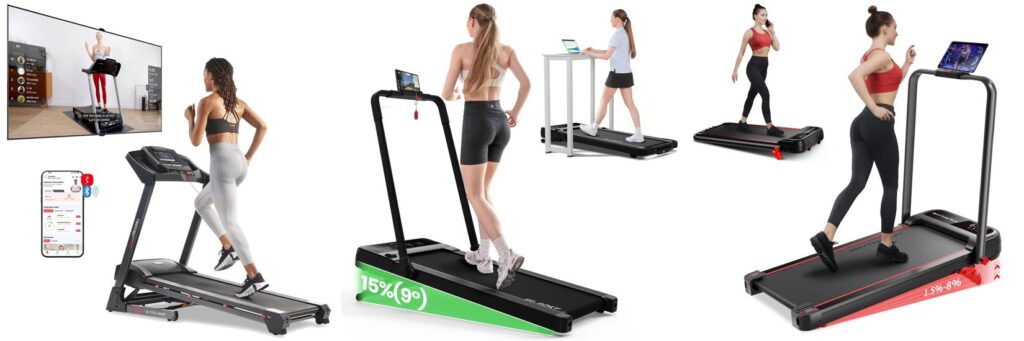 Best Folding Treadmill With Incline combined image