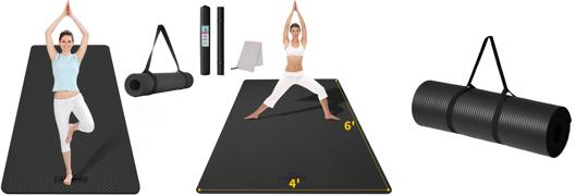 Best Wide Yoga Mat combined image