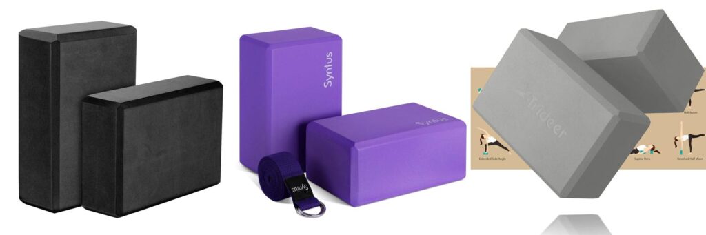 Best Yoga Blocks For Beginners combined image