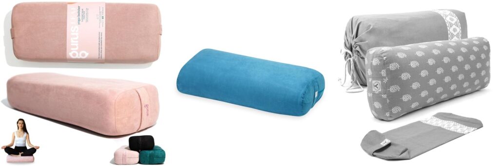 Best Yoga Bolster For Restorative Yoga combined image