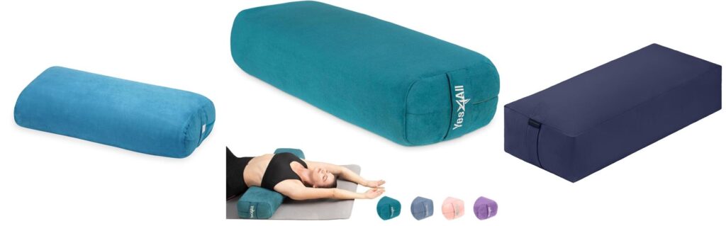 Best Yoga Bolster combined image