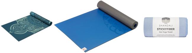 Best Yoga Mat For Sweaty Hands combined image