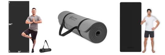 Best Yoga Mat For Tall Man combined image