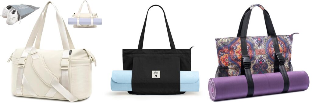 Best Yoga Tote Bags combined image